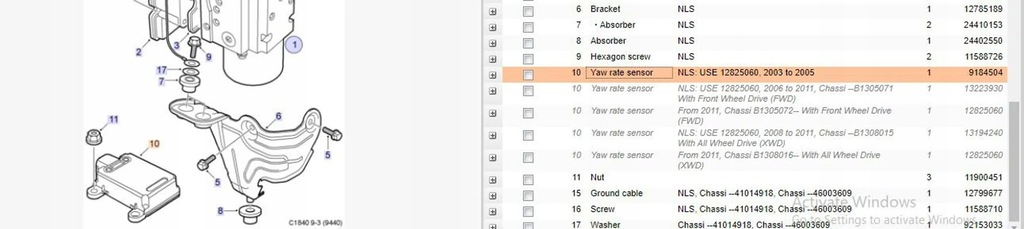 фото №7, Saab 9-3 ver2 2003 датчики esp
