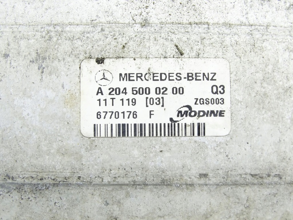Интеркулер радиатор воздуха mercedes c w204 e w212 3.0 cdi a2045000200 Киев