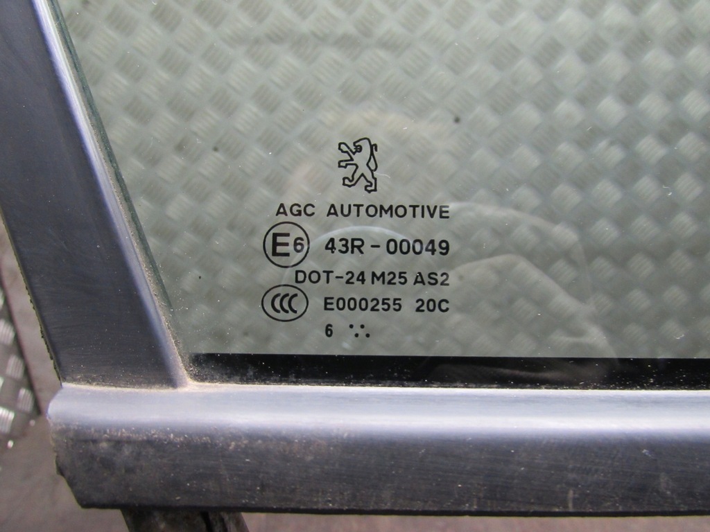 фото №11, Скло трикутник правий перед peugeot 407 04-11r dot24 m25 as2 9658953780