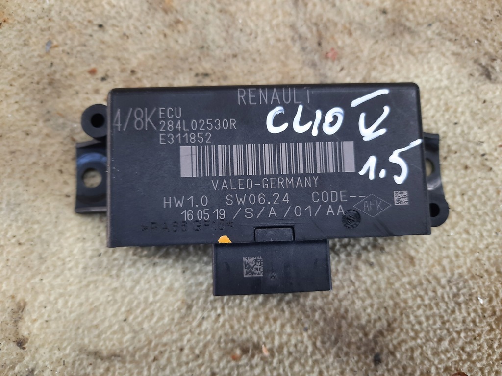 фото №1, Clio v 1.5bdci модуль pdc