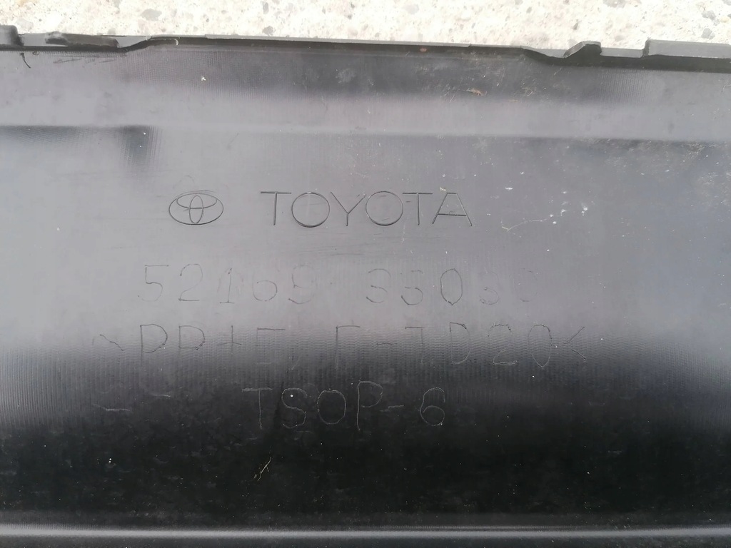 фото №7, Накладка бампера задняя toyota camry viii 52169-35030