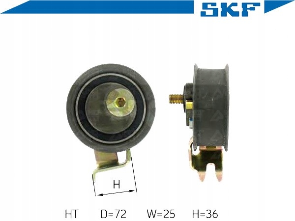 фото №2, Skf vkm 11116 ролик натяжителя, ремень распределительного вала