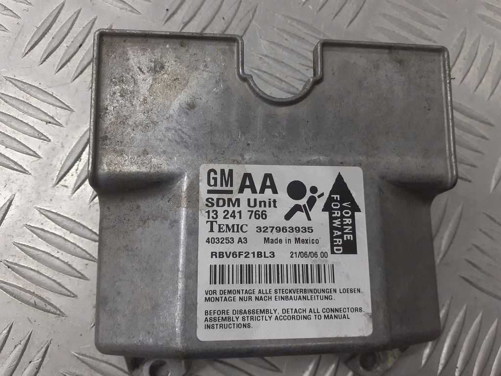 фото №1, Модуль подушка безпеки opel zafira b 13241766