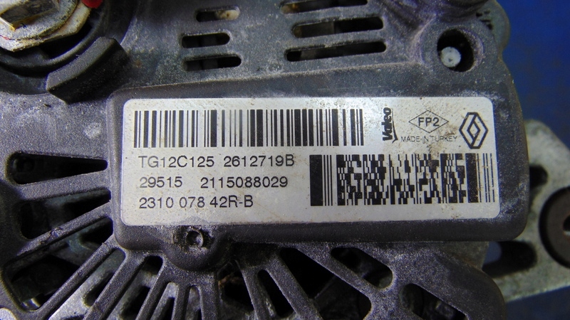 фото №3, Генератор 0.9tce renault clio iv dacia sandero
