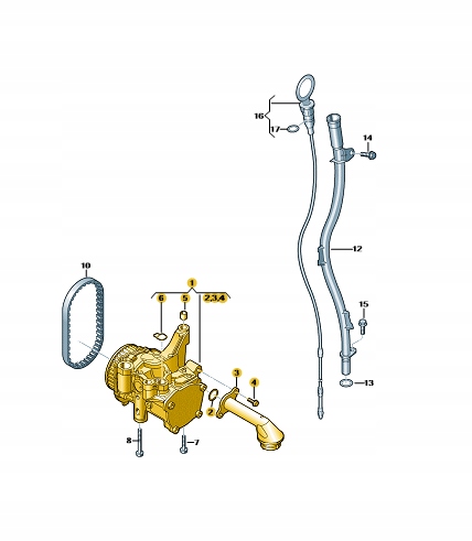 фото №8, Volkswagen оригінальний номер vw насос оливи ze інтегрована насос вакууму 04l145208s