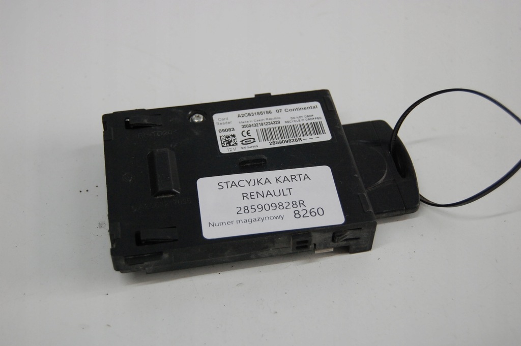 фото №1, Renault замок зажигания карта