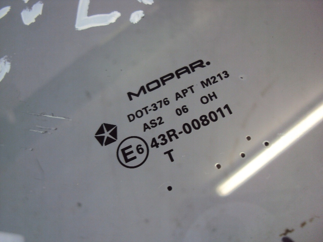 фото №4, Стекло дверь левый перед dodge caliber 2006 rok