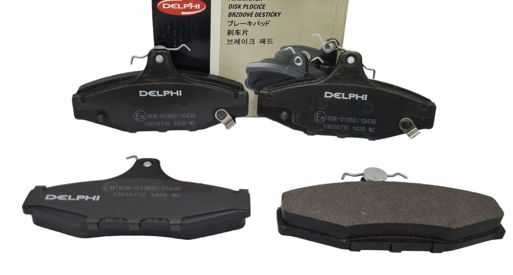 фото №1, Гальмівні колодки гальмівні osi задня delphi chevrolet camaro ssangyong korando musso