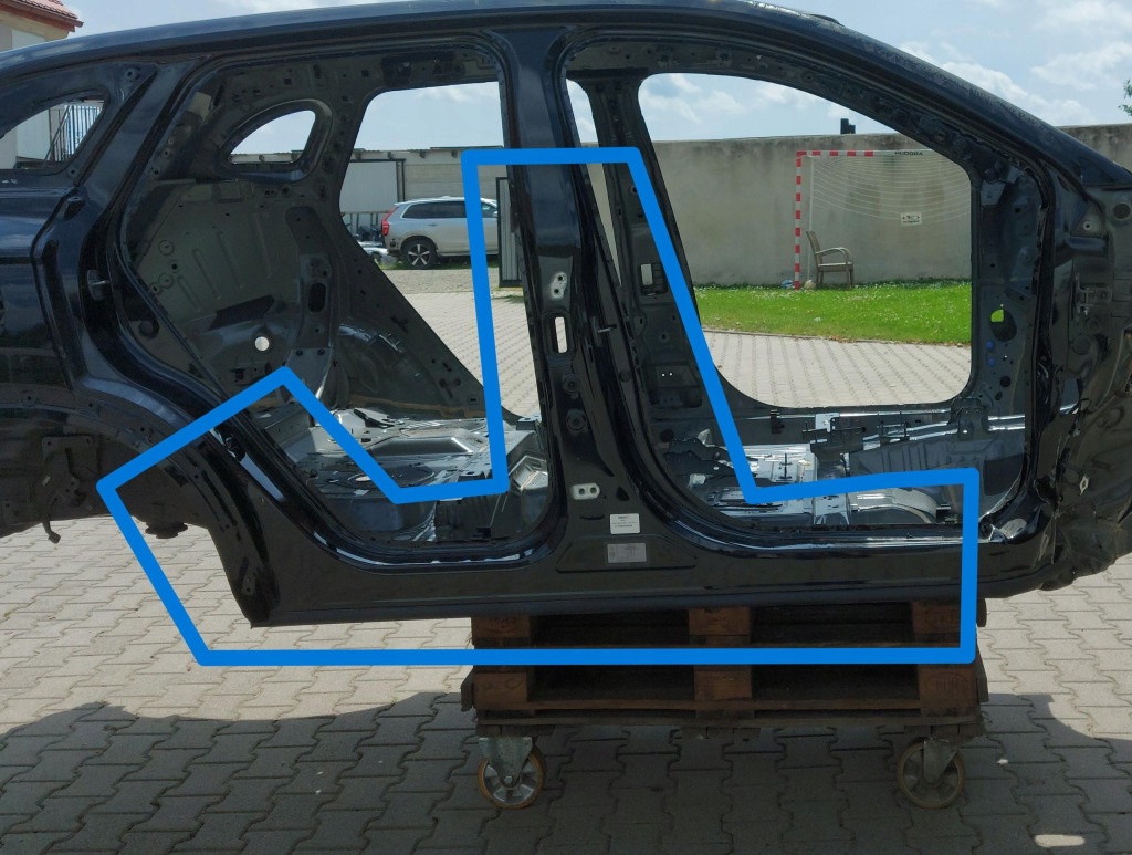 фото №1, Renault austral e блок двигателя средний правый порог słpśrdkprawprzód123