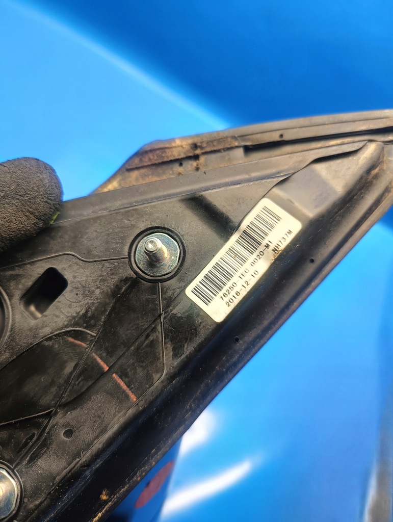 фото №9, Дзеркало ліва honda civic x 17-21r. 8 pin eu nh737m