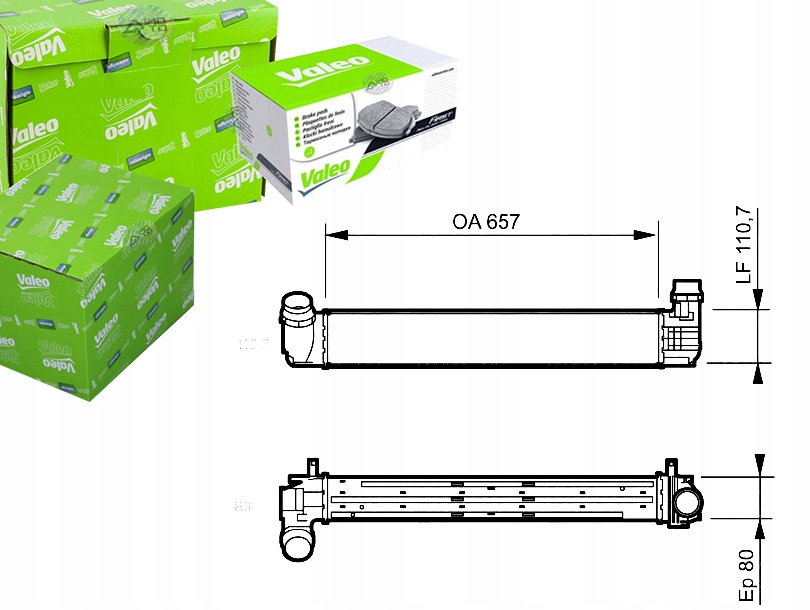Купити Інтеркулер valeo 144960022r 144960734r