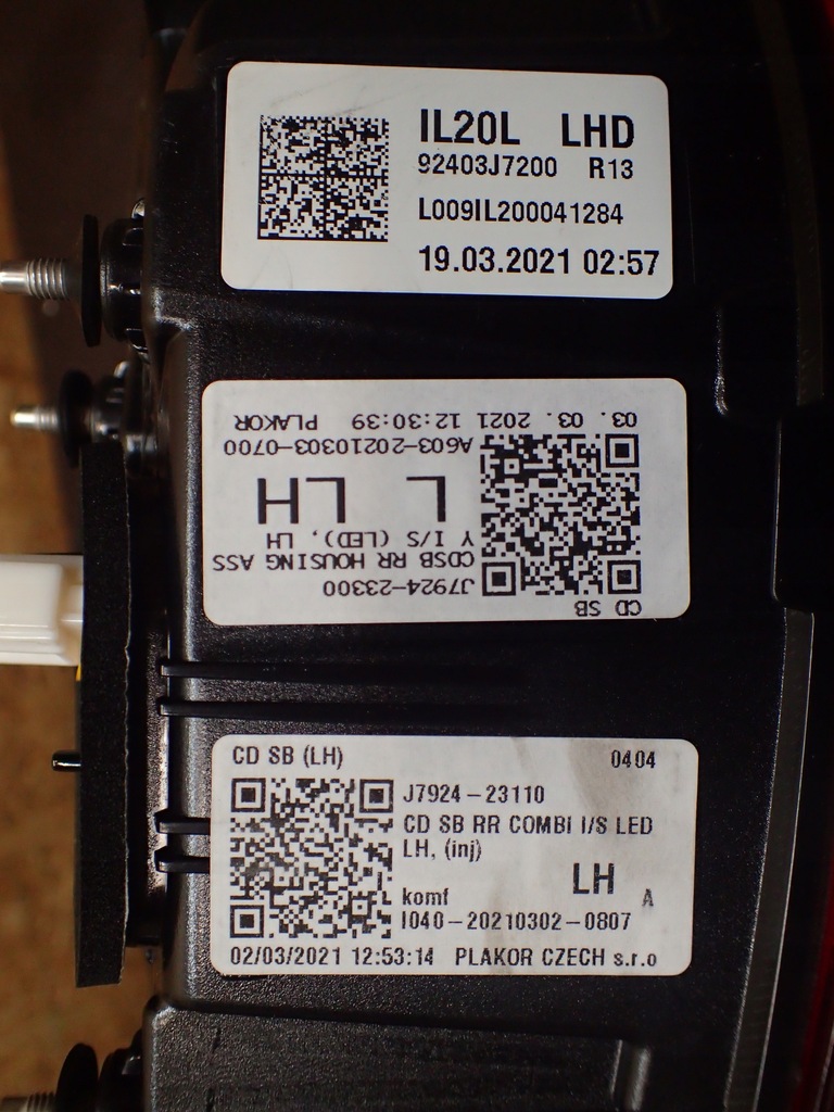 фото №2, Лампа задняя левая kia proceed pro ceed led 18-