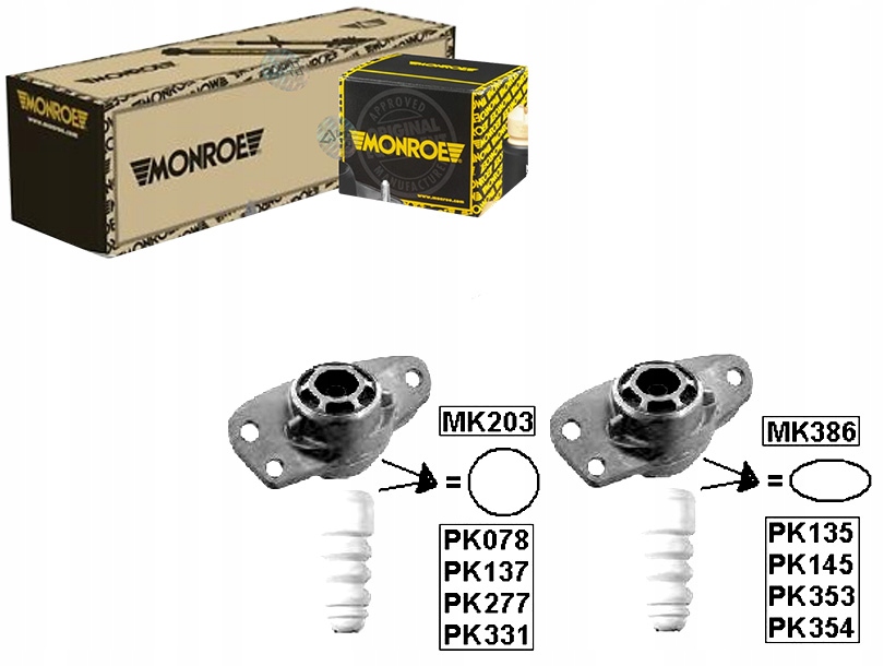 фото №1, Втулка рычага monroe 1k0513425d 1t0511359