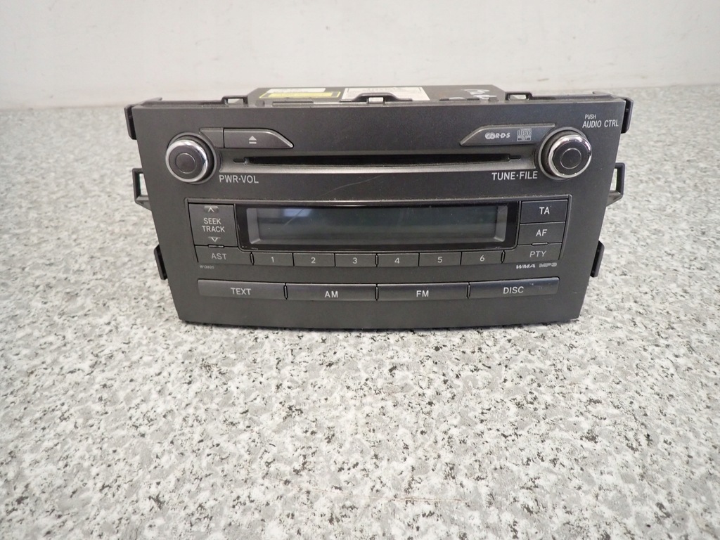 фото №2, Toyota auris 06-09 радио заводской радиопроигрыватель