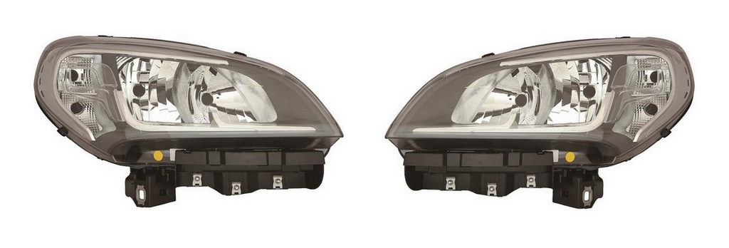 фото №1, Фара лампа fiat doblo 15- le+pr