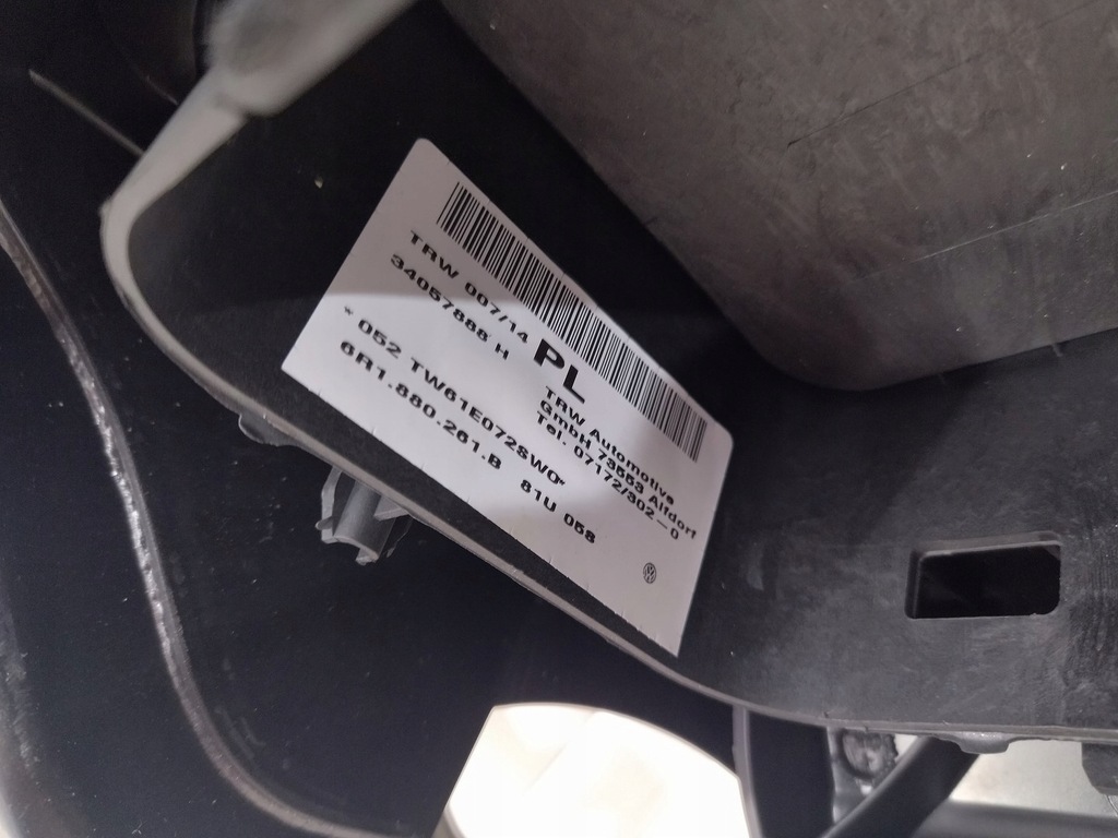 фото №10, 6r1857004a консоль панель приладів приладова ні відремонтована vw polo 6r