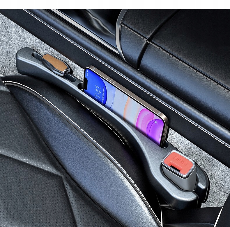 фото №16, Наполнитель щель между сиденья вкладка между сиденье чёрные