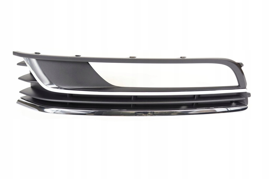 фото №1, Решётка бампера левая хром серая vw passat b7 10-