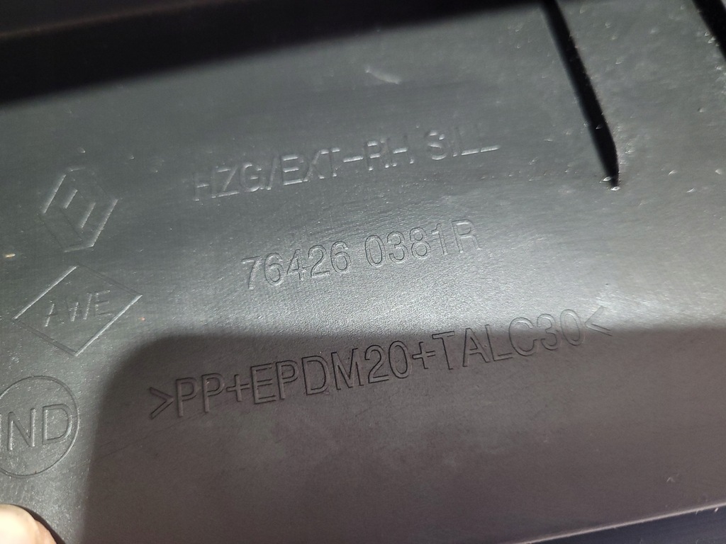 фото №12, Renault koleos ii молдинг порог правая 764260381r