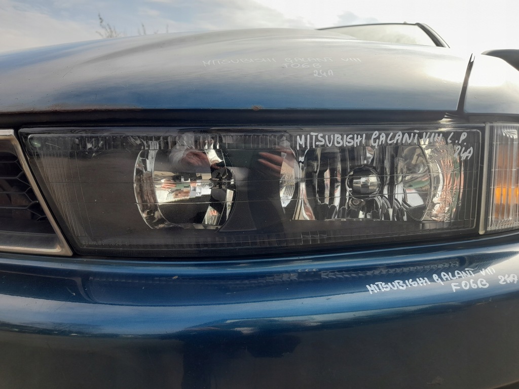 фото №8, Mitsubishi galant viii лампа лівий перед ліва передня