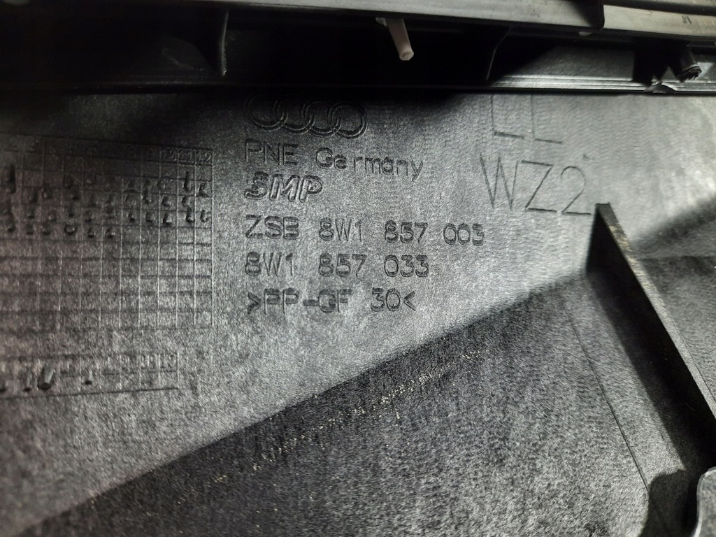 фото №13, Audi a5 18- панель приладів приладова панель приладів подушка 8w1857001l usa