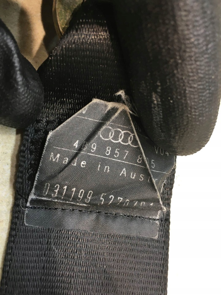 фото №9, Pas безпеки лівий задня audi a6 c5 4b9857805