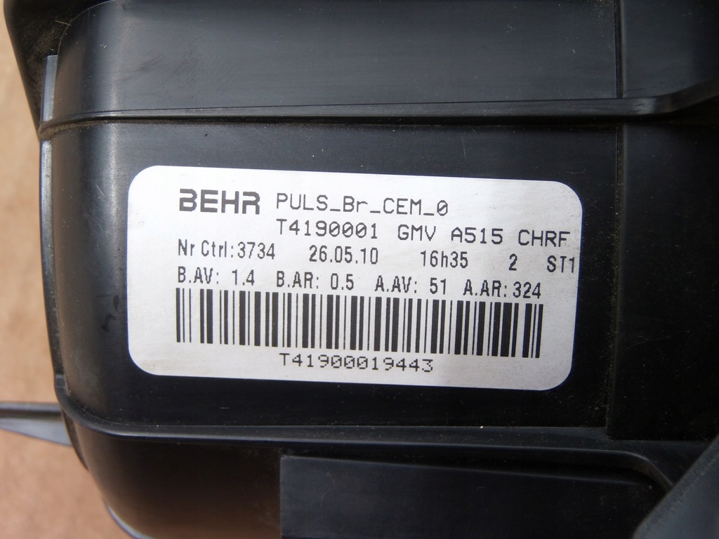 фото №4, Вентилятор отопителя citroen c3 ii europa