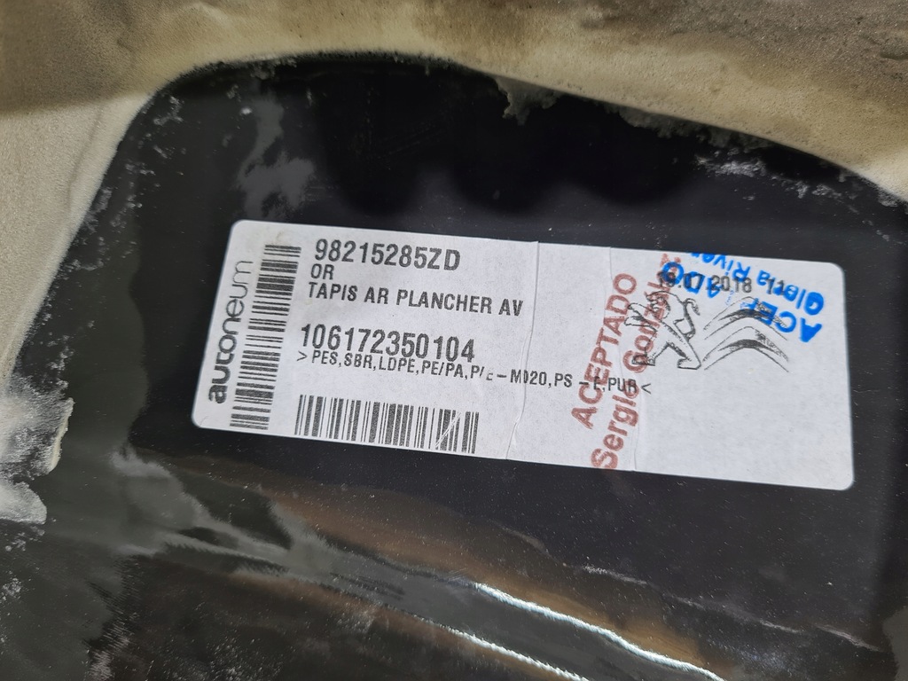 фото №6, Килимок обшивка задня rifter combo e berlingo iv