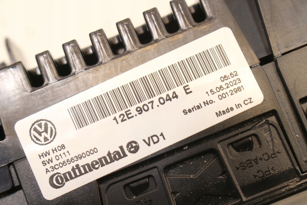 фото №9, Панель кондиціонера обдув 12e907044e vw up e-up lift 23r.