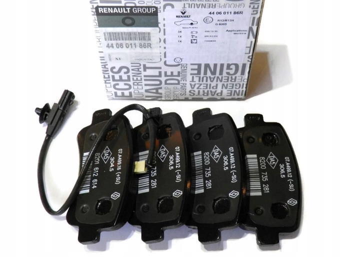 фото №1, Гальмівні колодки гальмівні renault master iii movano задня оригінальний номер