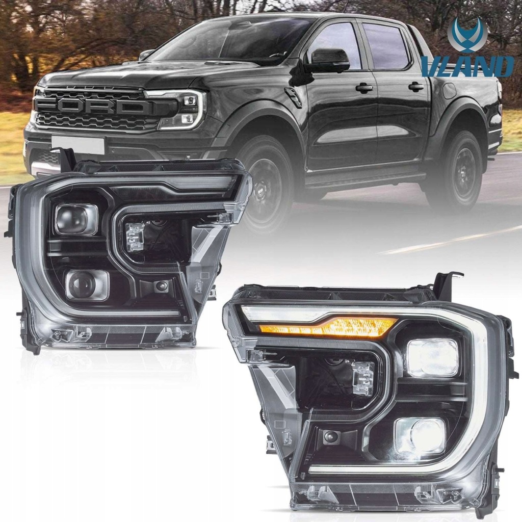 Купить Фара фара комплект  vland full led неон тюнинг ford ranger vi 6 mk6 t9 2022