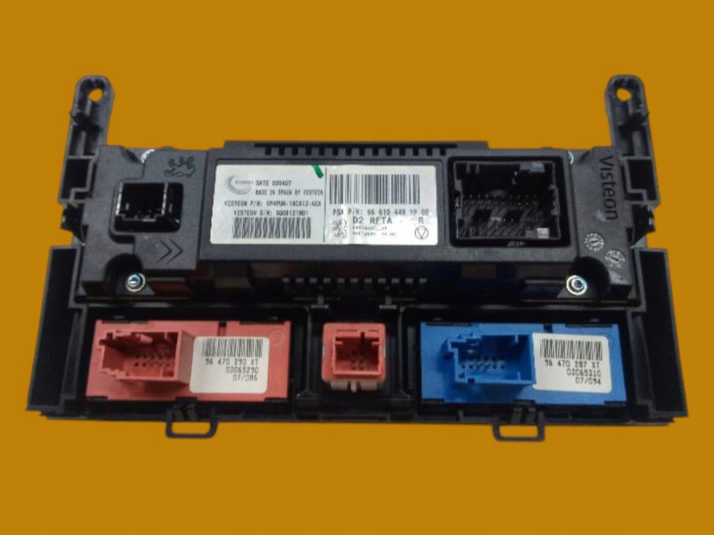 фото №6, Панель обдув 96610448yp peugeot 407 i 2004-2010