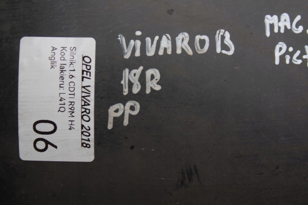 фото №8, Підкрилок передні opel vivaro 2018