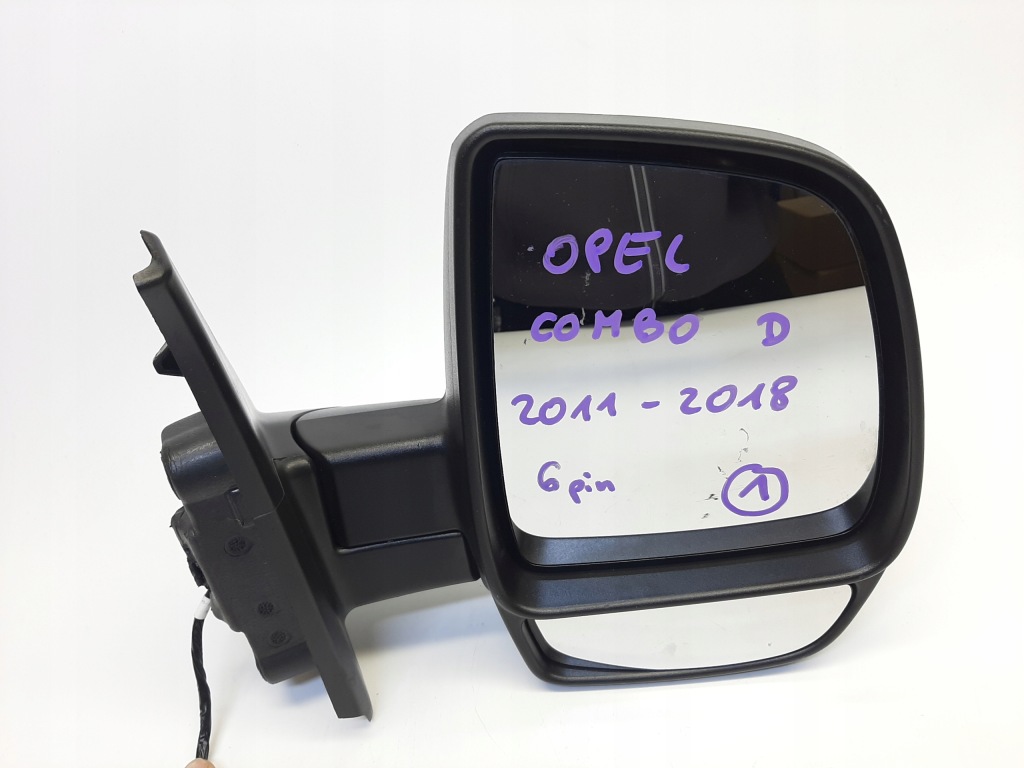 фото №1, Opel combo d праве дзеркало 6pin 07356681640e eu