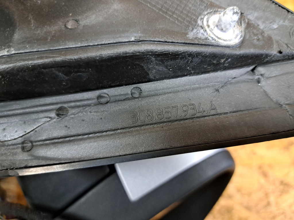 фото №9, Правое зеркало наружное vw passat cc 08-12r la7w 6pin 3c8857934a uk