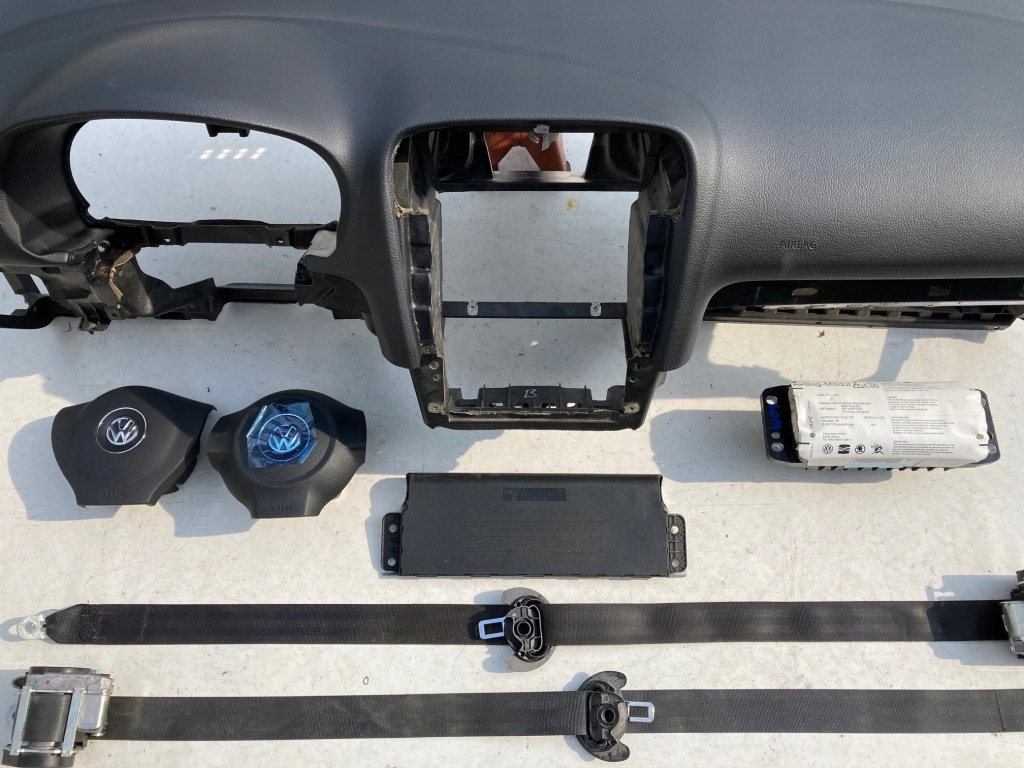 фото №5, Vw golf vi 6 приборная панель приборная панель консоль подушки безопасности ремни