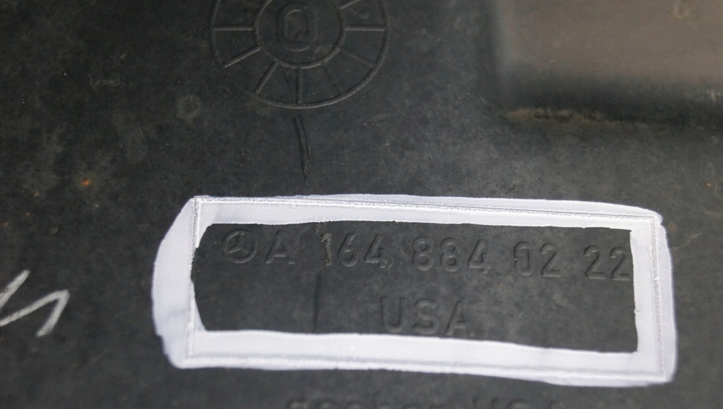 фото №11, Подкрылок правый перед mercedes ml w164 a1648840222