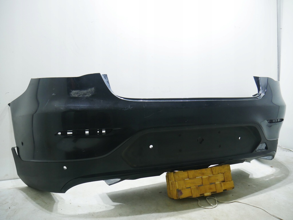 фото №15, Mercedes glc w253 накладка диффузор бампер задняя