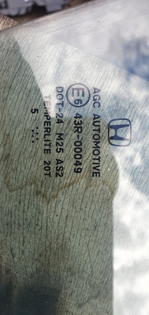 фото №8, Стекло боковая правый перед hb honda civic ix 2015r