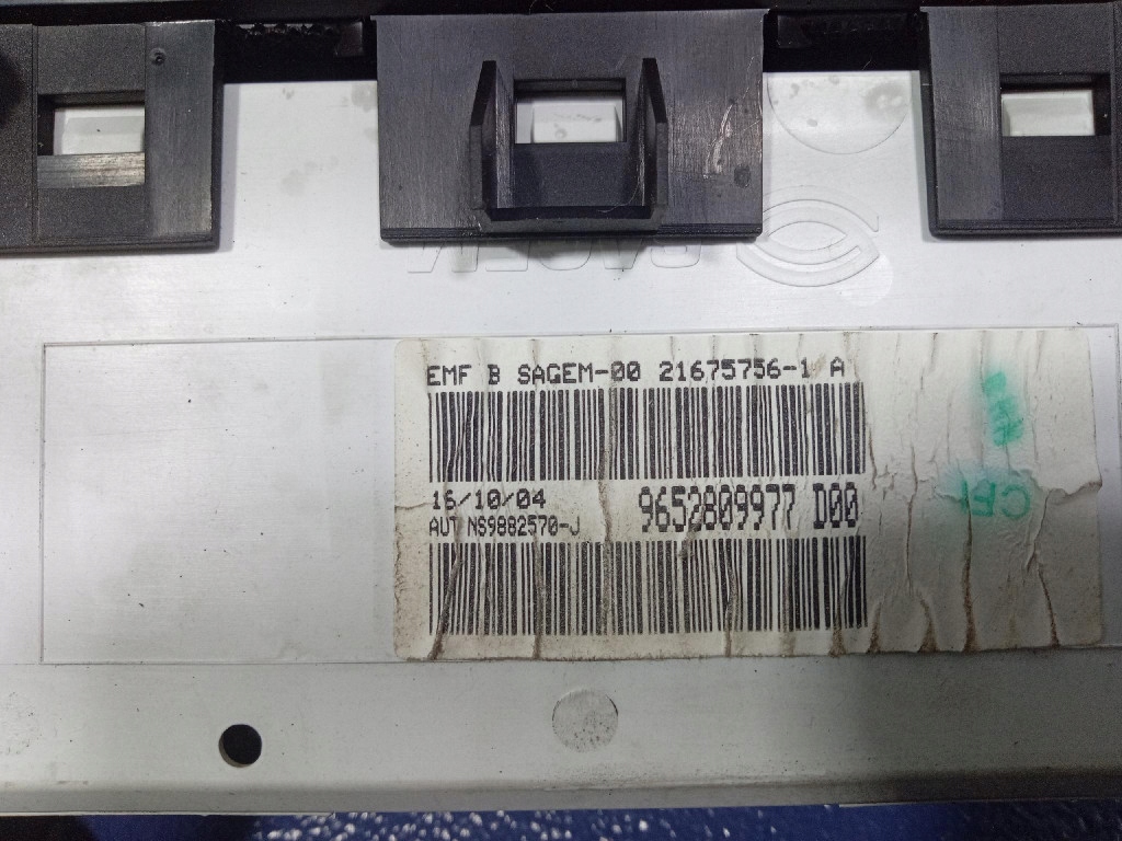 фото №6, Peugeot 307 дисплей радио часы 9652809977