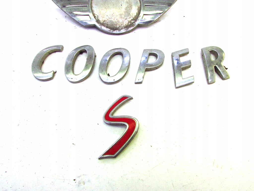 фото №3, Mini cooper r56 s эмблема logo крышки багажника задняя комплект 06-13r