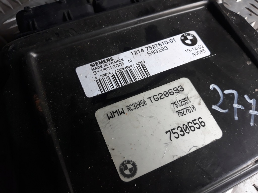 Mini cooper r50 r52 1.6 бортовий комп'ютер 1214 7527610 Ціна