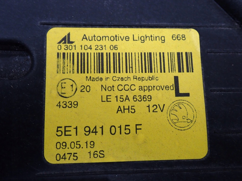 Фара левая full led skoda octavia 3 3 5e рестайлинг Недорого