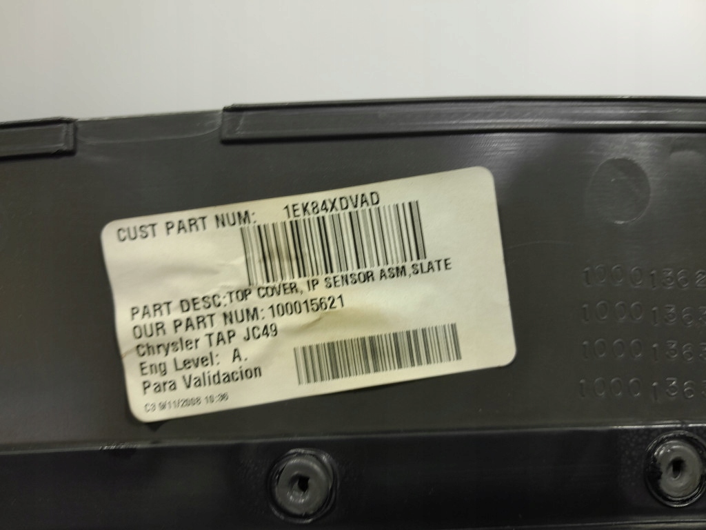 фото №6, Dodge journey i защита молдинг панели консоли верхний 1ek84xdvad