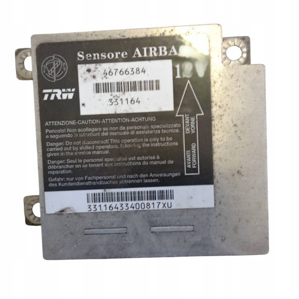 фото №1, Блок управления модуль подушка безопасности fiat punto ii 46766384