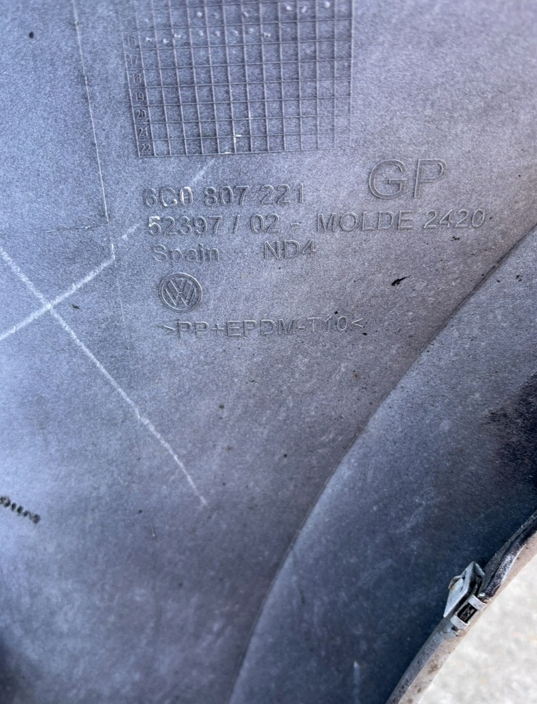 фото №7, Vw polo v lift бампер передний перед 6c0807221