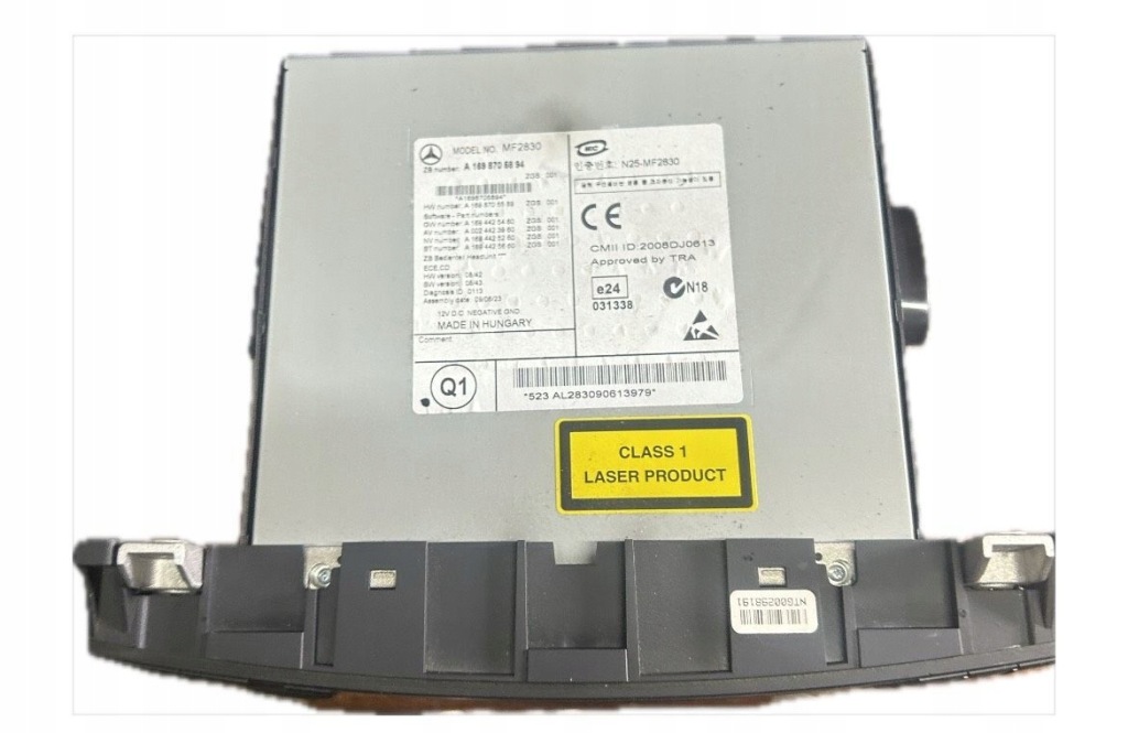 фото №2, Mercedes a w169 радиопроигрыватель радио a1698705894 gps cd w245 b