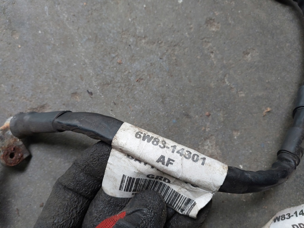 фото №8, Jaguar xk ii x150 жгут кабель plus аккумулятор стартер 6w83-14300dd