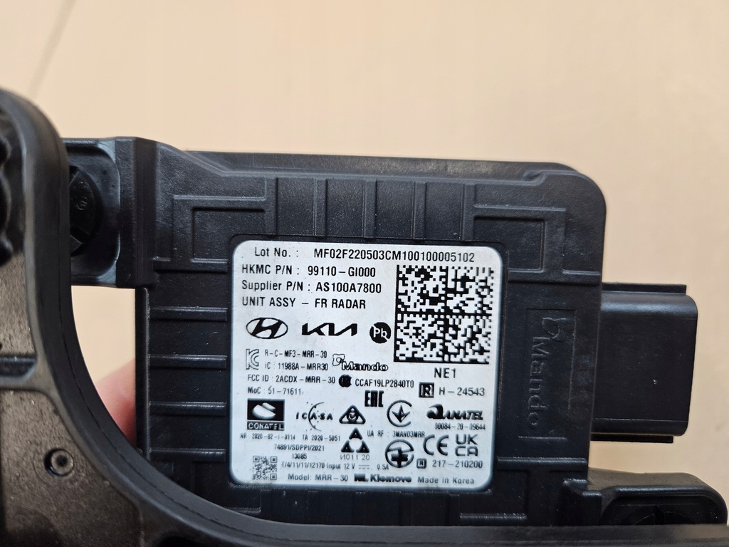 фото №5, Hyundai ioniq v 5 21 радар distronic acc модуль 99110-g1000