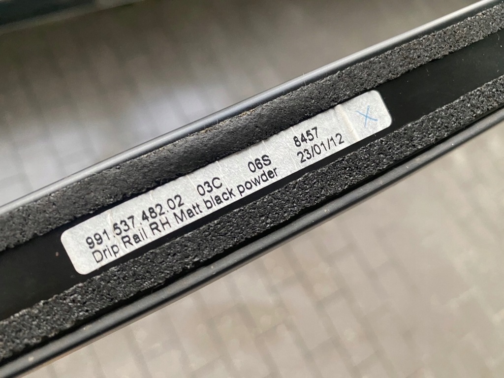 фото №6, Молдинг кровельная правая porsche 911 991 coupe